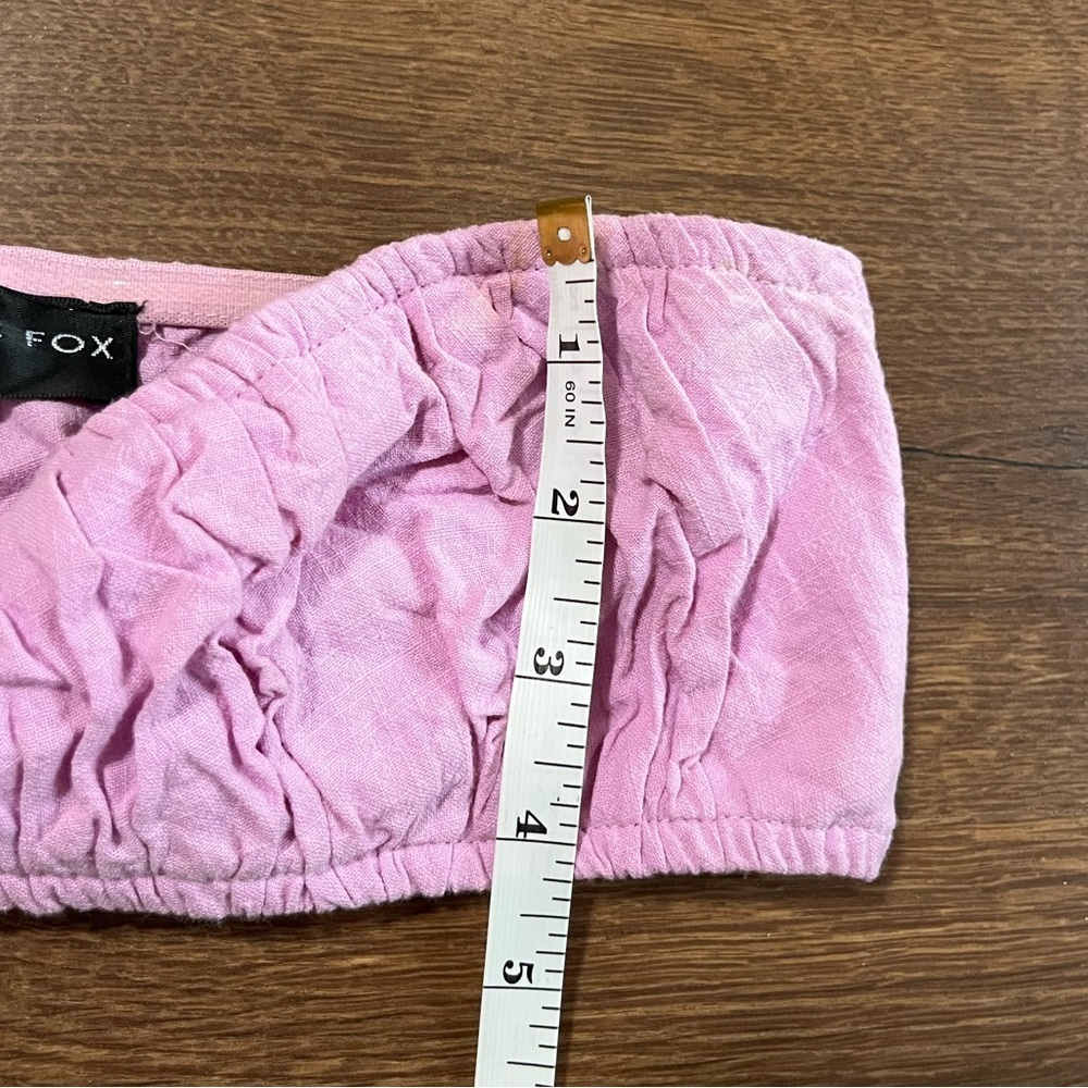 💜 White Fox Boutique “Italian Romance” Crop Top – Lilac (Size M) 💜 - Picture 7 of 9